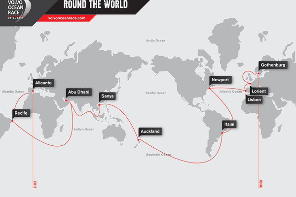 Volvo Ocean Race 2014-15 - das längste bisher! - Literaturboot - Abenteuer & Fernweh, Yachten & Segler