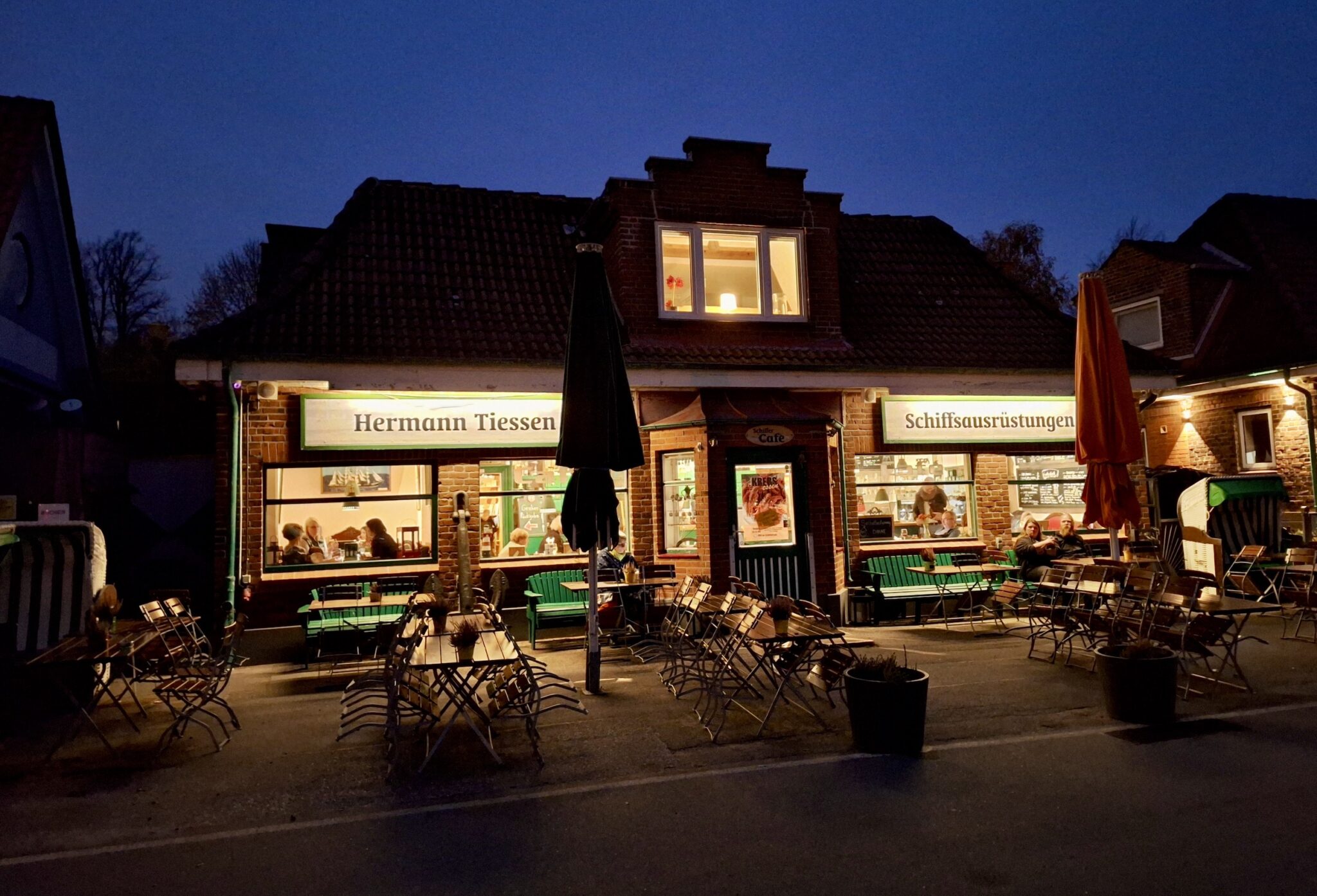 Das Schiffercafe In Kiel Holtenau