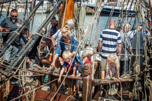 Tall Ships in Esbjerg und Amsterdam - Literaturboot